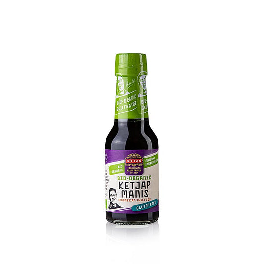 Soja-Ketjap Manis, süß, glutenfrei, Go-Tan, BIO, 145 g