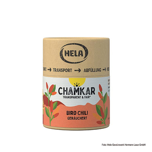 HELA Chamkar - Bird Chili (Vogelaugenchili), geräuchert, 25 g