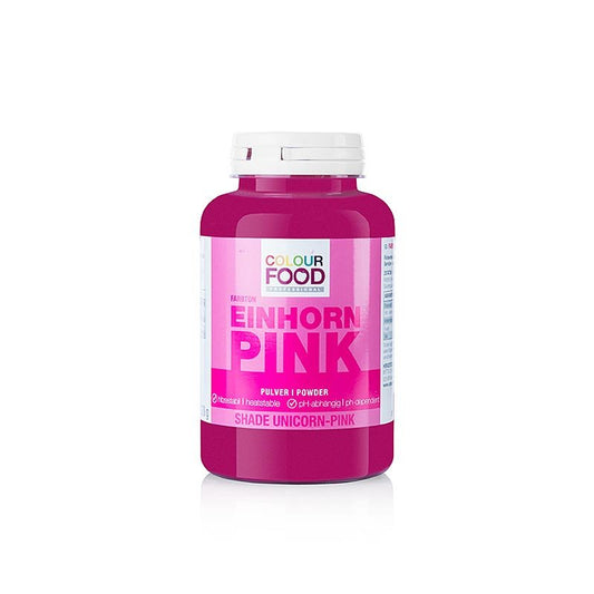 BColors Lebensmittelfarbe - Einhorn Pink, Pulver, fett - & wasserlöslich, vegan, 120 g | Lebensmittelzusatzstoffe | thungourmet