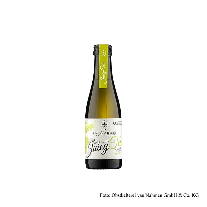 van Nahmen - Sparkling Juicy Tea - Verbena - Tè  al gelsomino Tè  Riesling, BIO, 200 ml