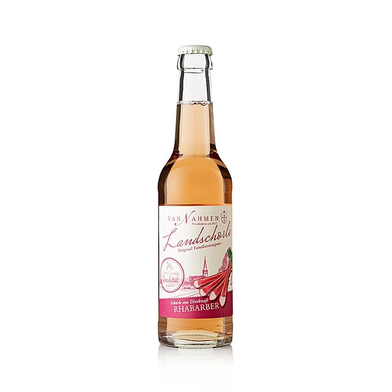 Van Nahmen Landschorle Rhabarber (aus Direktsaft) VEGAN, 330 ml | Kaffee, Tee, alkoholfreie Getränke | thungourmet