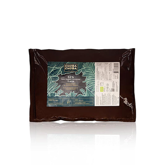 Elmer, 64% Bitter Couverture, Callets, Choba Choba, BIO, 2 kg | Couverture, Schoko - Formen, Schoko - Produkte | thungourmet