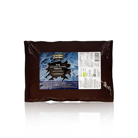 Oswaldo, 71% de couverture amère, Callets, Choba Choba, BIO, 2 kg