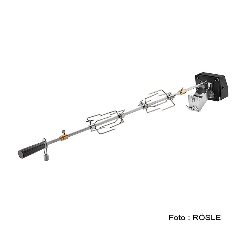 Rösle Drehspieß für den Gasgrill Magnum / Videro G4 + G6 (25436), 1 St | Non Food / Hardware / Grillzubehör | thungourmet
