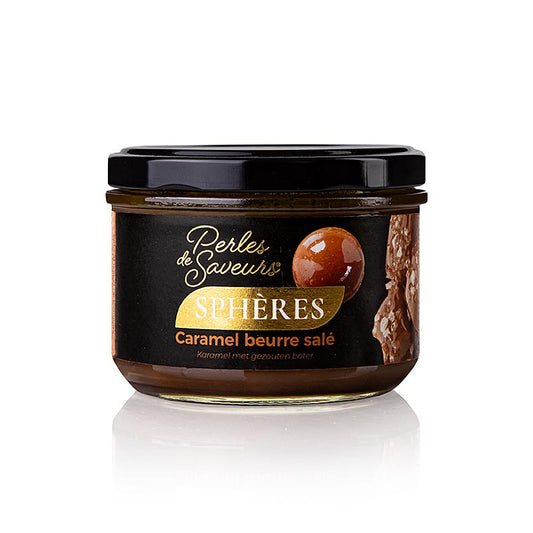 Caviar d'assaisonnement en sphères «Sel », sphères de 20 mm, Perles de Saveurs, 250 g, environ 30 pièces