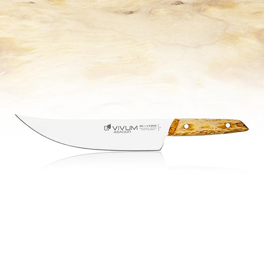 VIVUM BBQ couteau "Asador", couteau à viande, avec manche en bois, 22cm, DICK, 1 pc