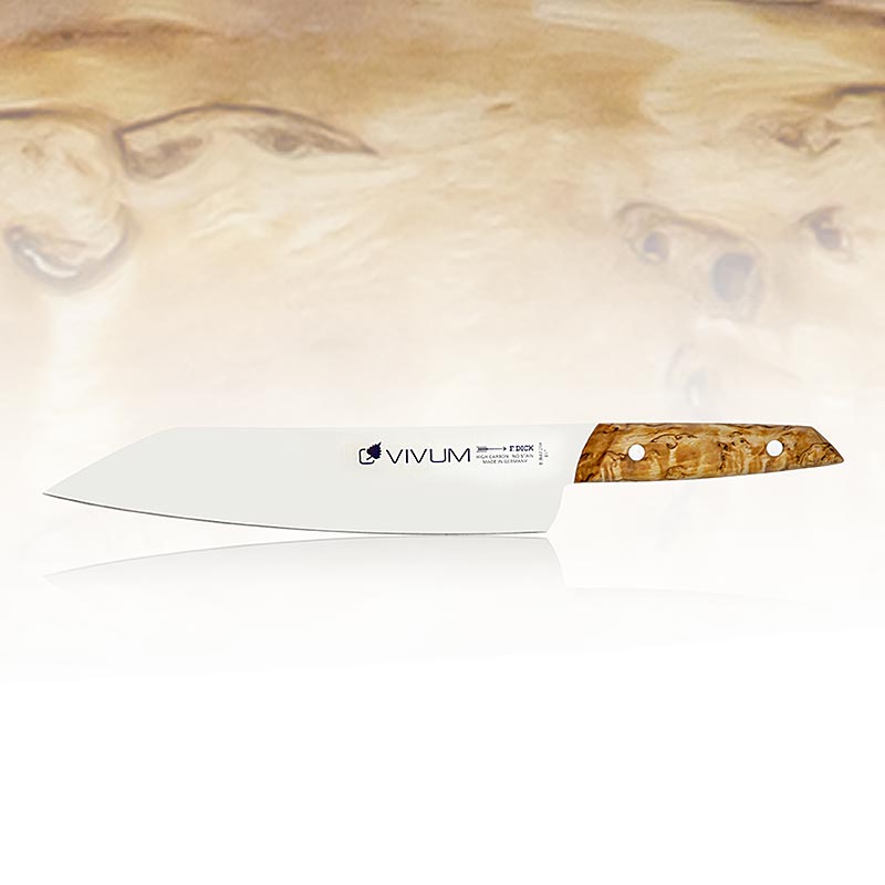 Coltello da chef VIVUM, 21 cm, con manico in legno, 26 cm, DICK, 1 pz.
