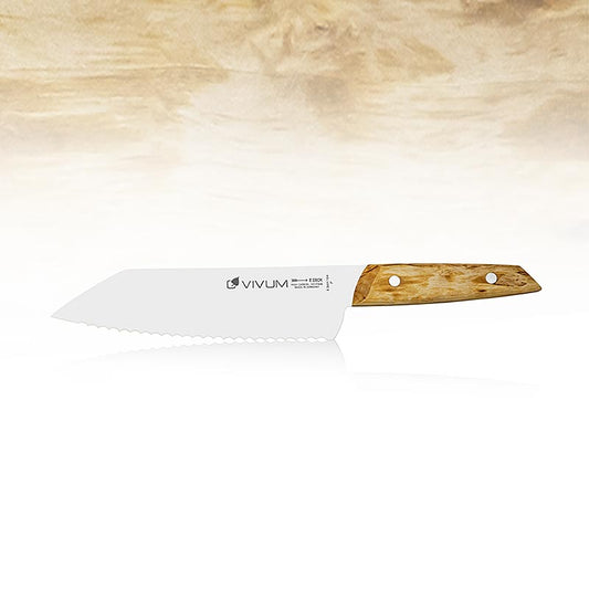 VIVUM couteau universel, dentelé, avec manche bois, 18cm, DICK, 1 pc