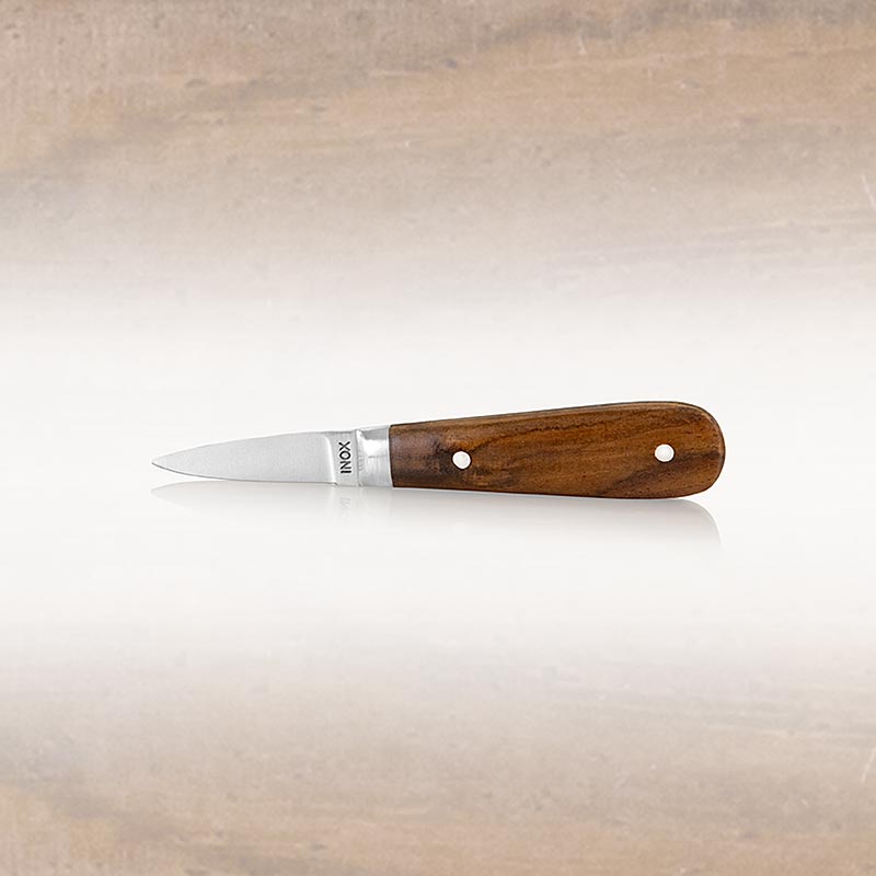 Louis Tellier - Austernmesser, Holzgriff, breite Klinge, 6cm, 1 St