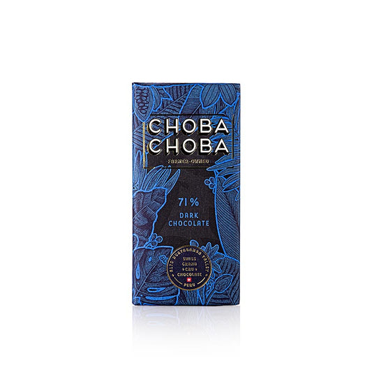 Dark Chocolate 71%, Tablette de chocolat amer, Choba Choba, BIO, 91 g