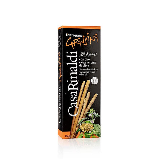 Grissini Knabbergebäck mit Sesam, 125g, Casa Rinaldi, 125 g | Gebäck, Pralinen, Snacks | thungourmet