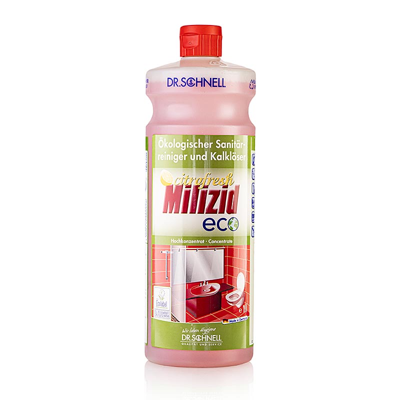Dr. Schnell Sanitärreiniger & Kalklöser Milizid Citrofresh Eco, ökologisch, Konzentrat, 1 l