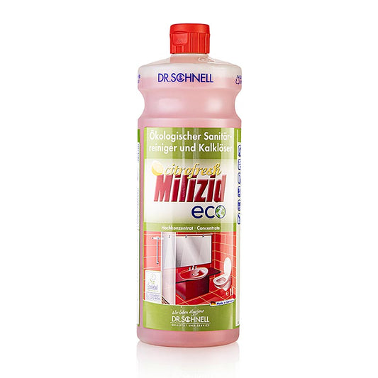 Dr. Schnell Nettoyant sanitaire & détartrant Milizid Citrofresh Eco, écologique, concentré, 1 l