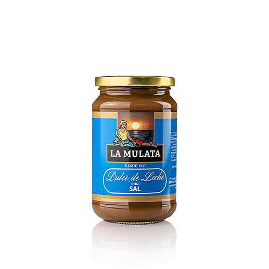 Dulce de Leche con sale, salsa al caramello al latte con Sale, La Mulata, 420 g