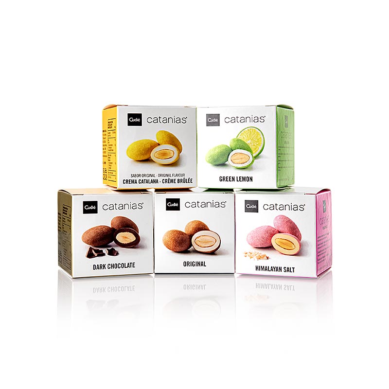 Scatola da collezione Catanies, span. Mandorle in 5 gusti, Cudie, 175 g, 5 x 35g