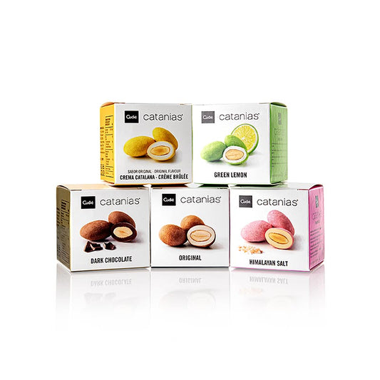 Bombons Cudié - Catanies Collection Box, span. Mandeln in 5 Sorten, Cudie, 175 g, 5 x 35g