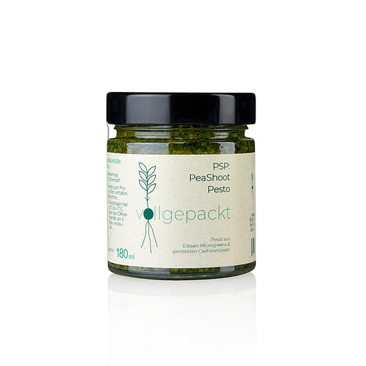 BOSFOOD x Vollgepackt Pesto ai germogli di piselli, 180 ml