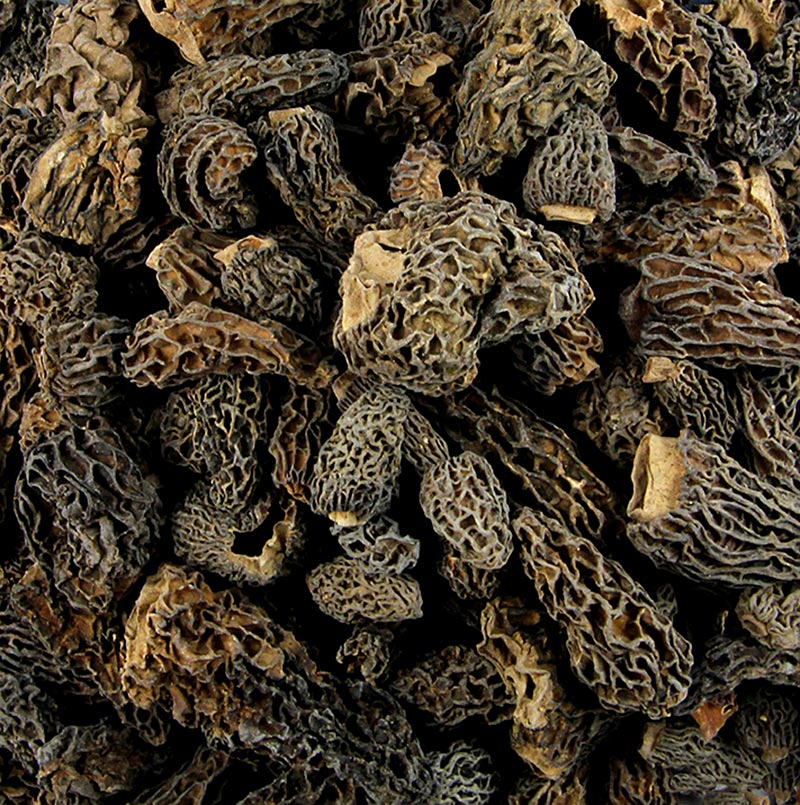 Plantin - Têtes de morilles pointues, format moyen, spéciales, séchées, 500 g