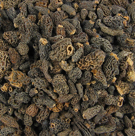 Têtes de morilles pointues, Tinies, séchées, 200 g