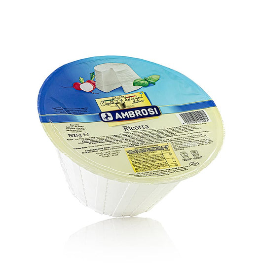 Fromage ricotta, au lait de vache, Ambrosi, 1,5 kg