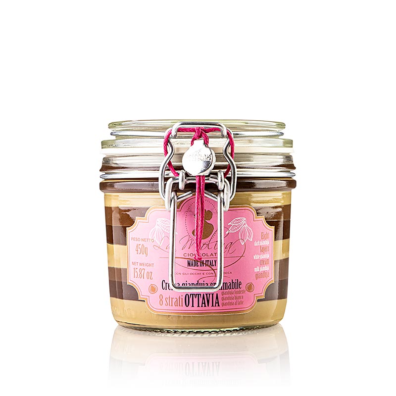 Ottavia - AUFSTRICH Millestrati Gianduja Schicht Nougat, La Molina, 450 g