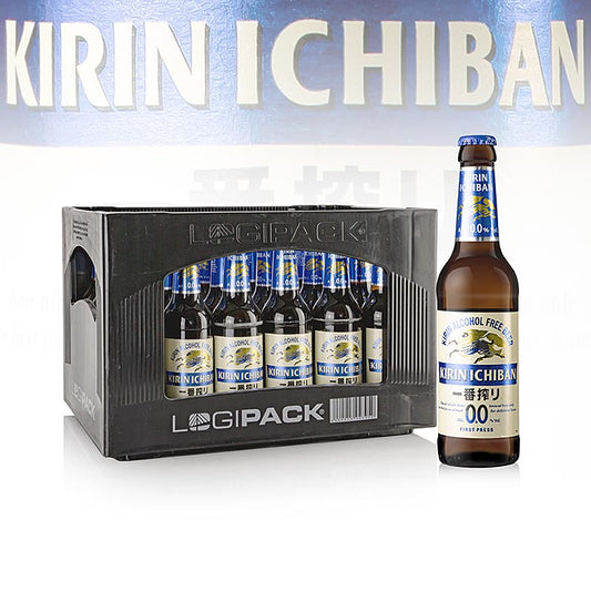 Kirin Free 0.0%, bière sans alcool, 24x 330ml, OG, 7,92 l, 24 x 330ml