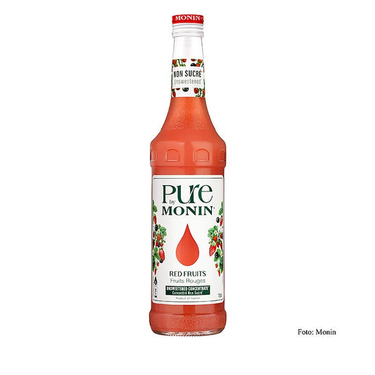 Monin PURE Red Berries (baies rouges), non sucré, concentré 1:25, 700 ml