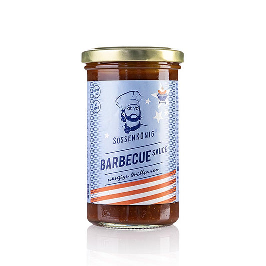 Sossenkönig - Sauce barbecue (BBQ), sauce prête à l'emploi, Bocal, 250 ml