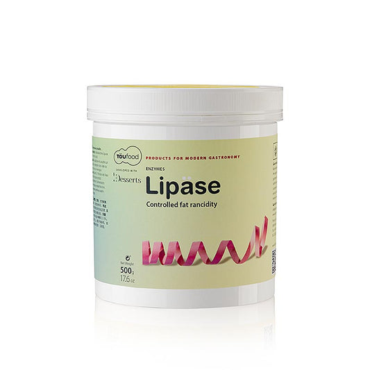 LIPASE in polvere, enzima lipasi, 500 g, TÖUFOOD, 500 g