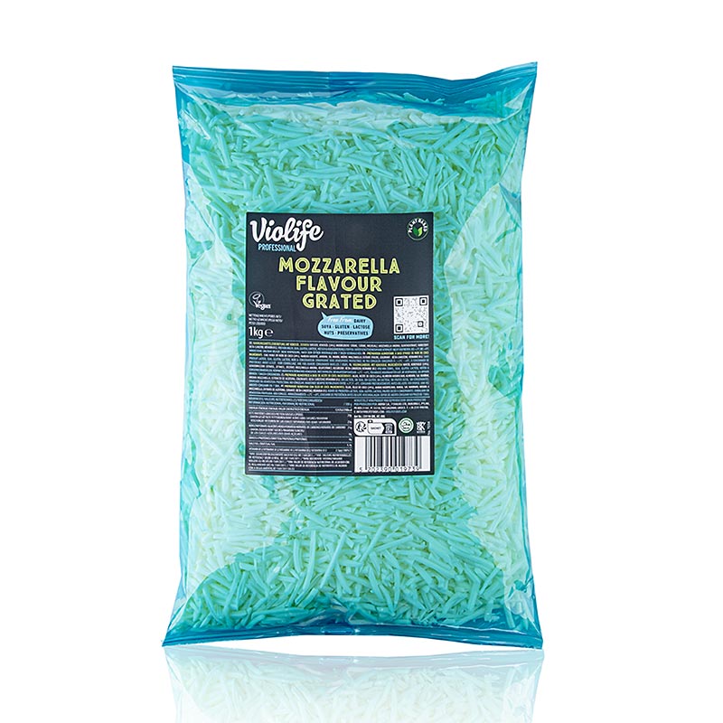 Violife - Mozzarella grattugiata, alternativa al formaggio vegano, 1 kg