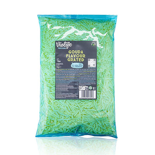 Arivia - Violife - Goudageschmack, gerieben, vegane Käsealternative, 1 kg