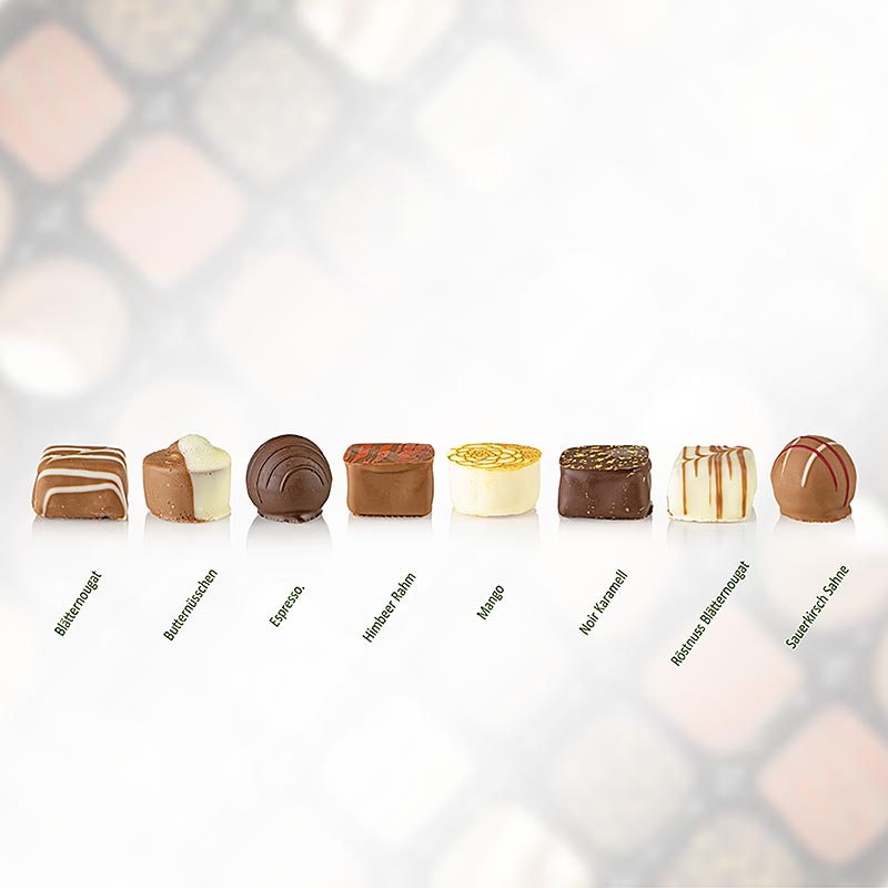 BOS FOOD Exclusive mélange de pralines, (sans alcool) Coppeneur, 980 g, 80 pièces
