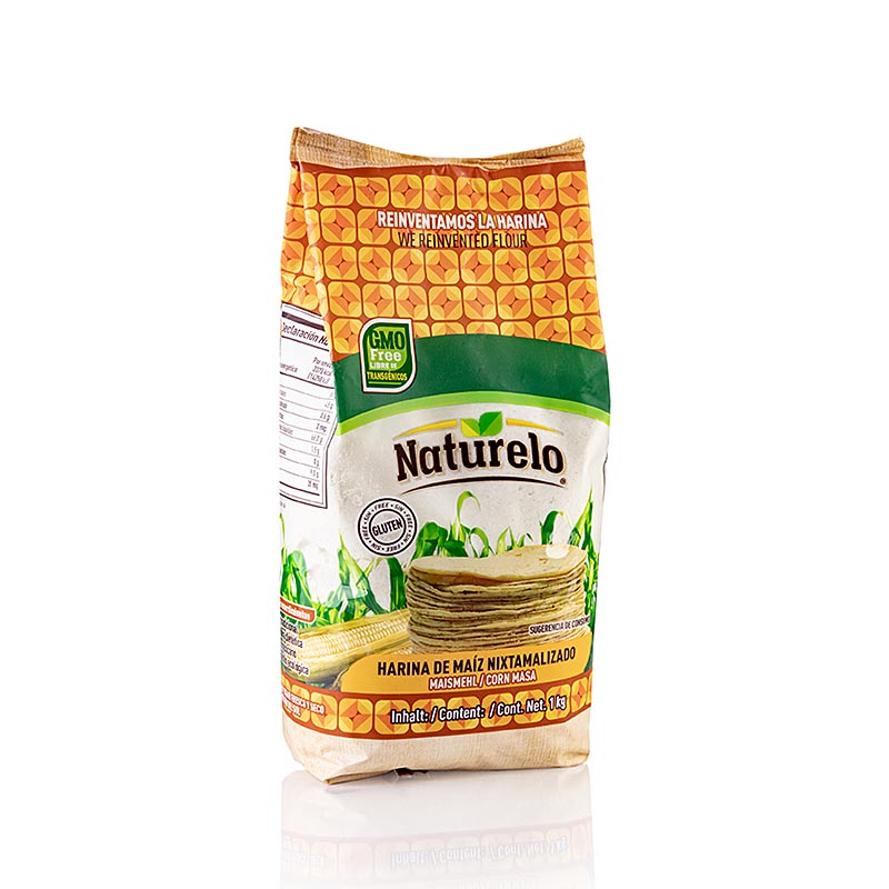 Farina di mais, bianca, fine, Naturelo, 1 kg