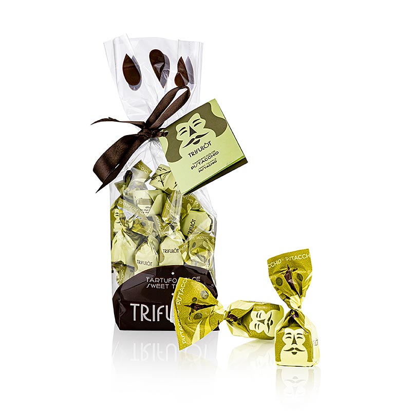 Tartuflanghe Mini truffes « trifulòt », pistaches, env. 7 g, vert clair 180 g