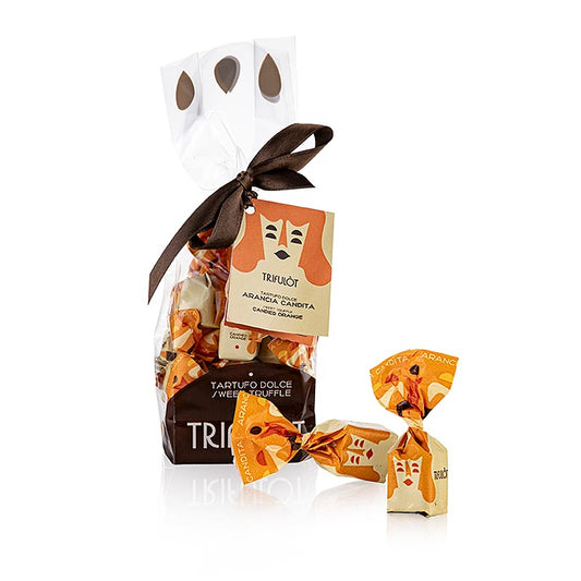 Tartuflanghe Mini Trüffelpralinen "trifulòt", Orange, ca. 7 g 180 g