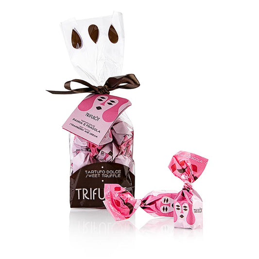 Tartuflanghe Mini truffes « trifulòt », fraise & crème, env. 7 g 180 g