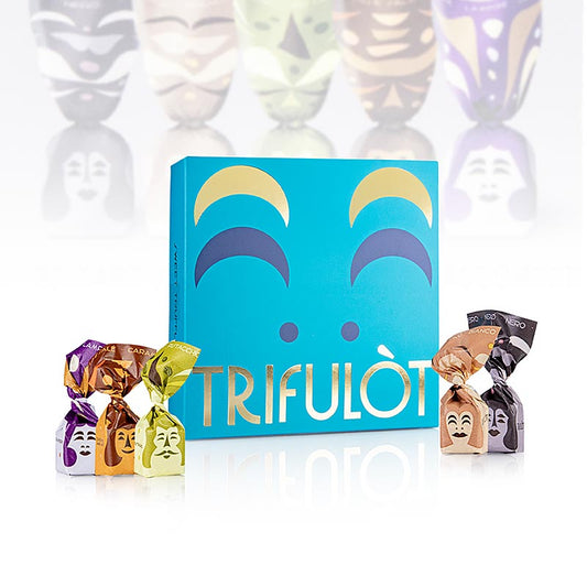 Tartuflanghe Mini Trüffelpralinen "trifulòt", in Geschenkbox, 5 Sorten, ca. 7 g 260 g