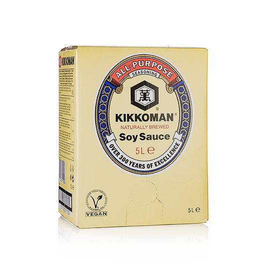 Sojasauce - Shoyu, Kikkoman, 5 l