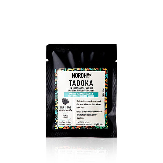 Valrhona - Norohy Tadoka, vanille au beurre de cacao (Madagascar et Papouasie-Nouvelle-Guinée), 11 g