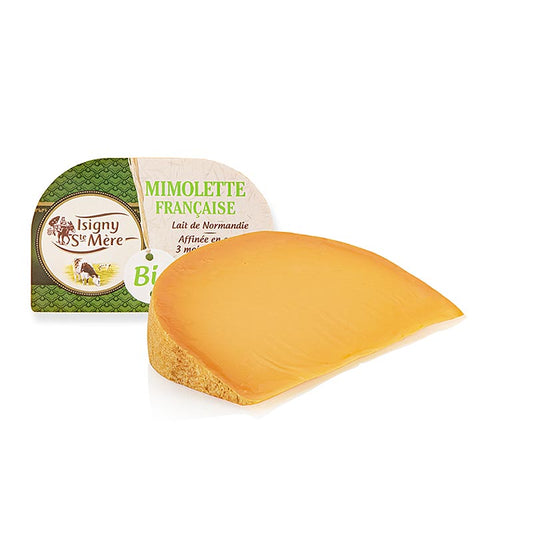 Mimolette, Fromage à pâte dure français Fromage à pâte dure lait de vache, bio, 200 g