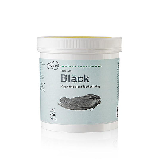 BLÄCK - Colorant alimentaire noir au charbon de coco, TÖUFOOD, 400 g