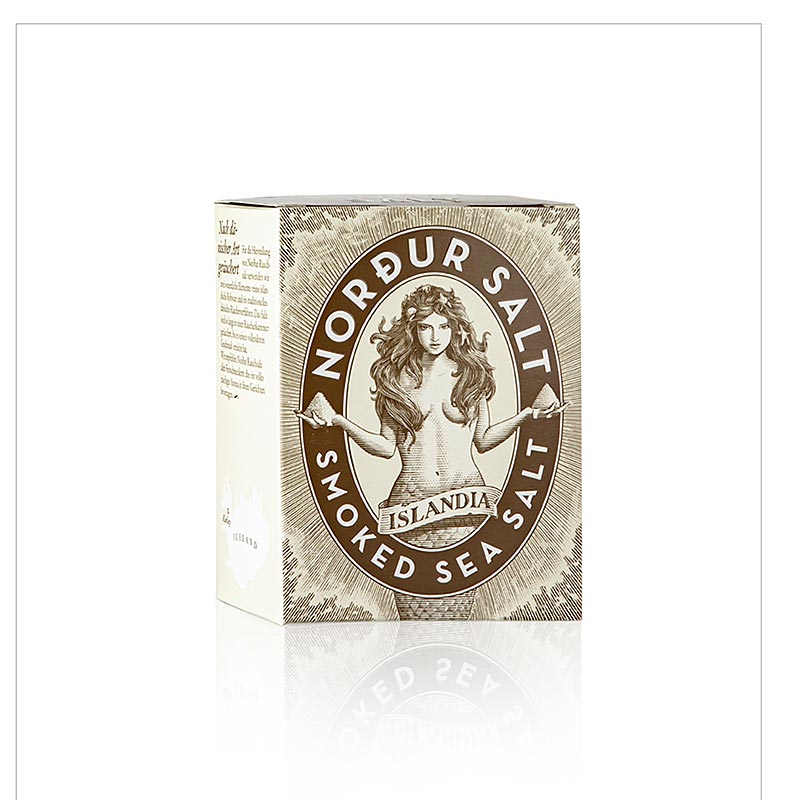 NORDUR flocons de sel islandais, fumé, 100 g