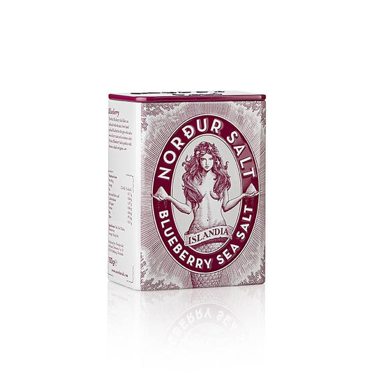 NORDUR Flocons de sel islandais, avec myrtille, 100 g