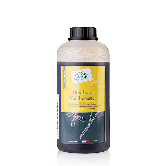 Eurovanille - Pâte de vanille avec des grains, à l'alcool, 1 kg