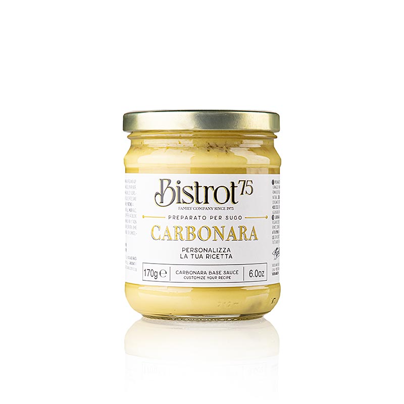 Tartuflanghe - Sauce carbonara, prête à l'emploi, 170 g