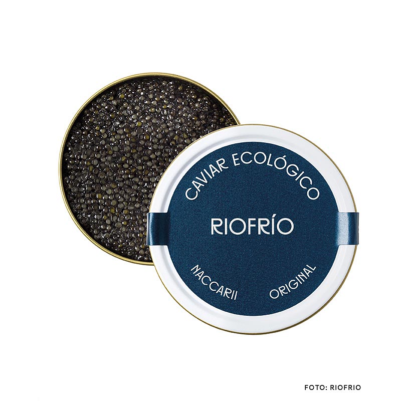 Riofrío Kaviar Classic, Naccarii, STÖRKAVIAR, ohne Konservierungsstoffe, Spanien, BIO, 30 g