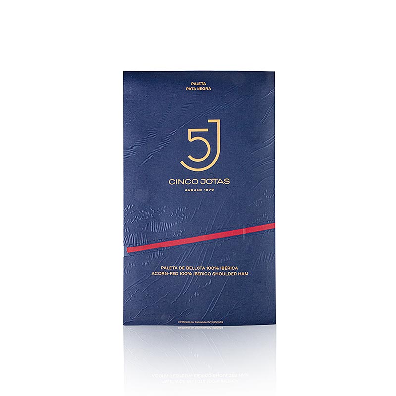 OSBORNE - Cinco Jotas - 100% Eichelmast Ibérico SCHULTER Schinken, handgeschnitten, 70 g