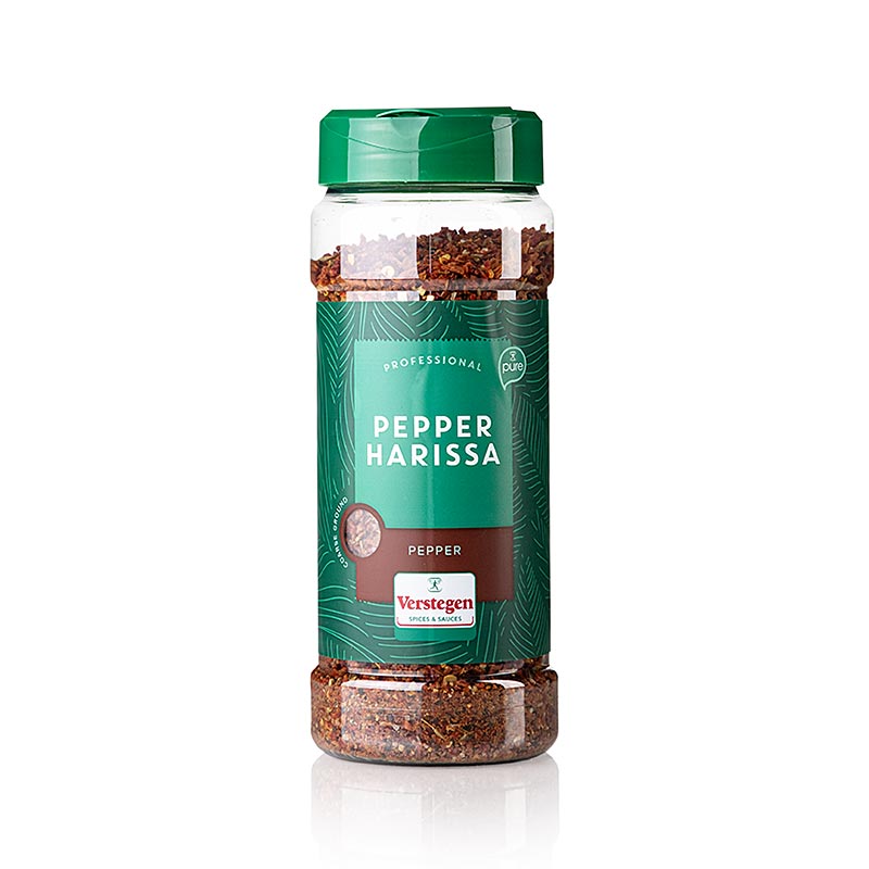 Pepper Harissa coarse ground pure, mélange de condiments au paprika, Verstegen, 270 g