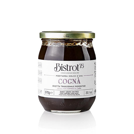 Tartuflanghe  - Bistro 75 - Cognà - Chutney dolce al mosto d'uva, 570 g