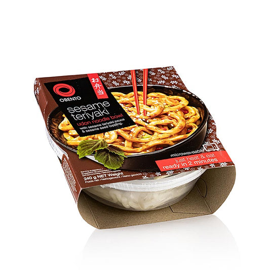 Obento Udon Bowl "Sesame Teriyaki", adatto al microonde, 240 g